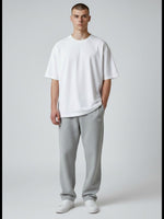 Signature Fluffy Jogginghose – weiße Stickerei