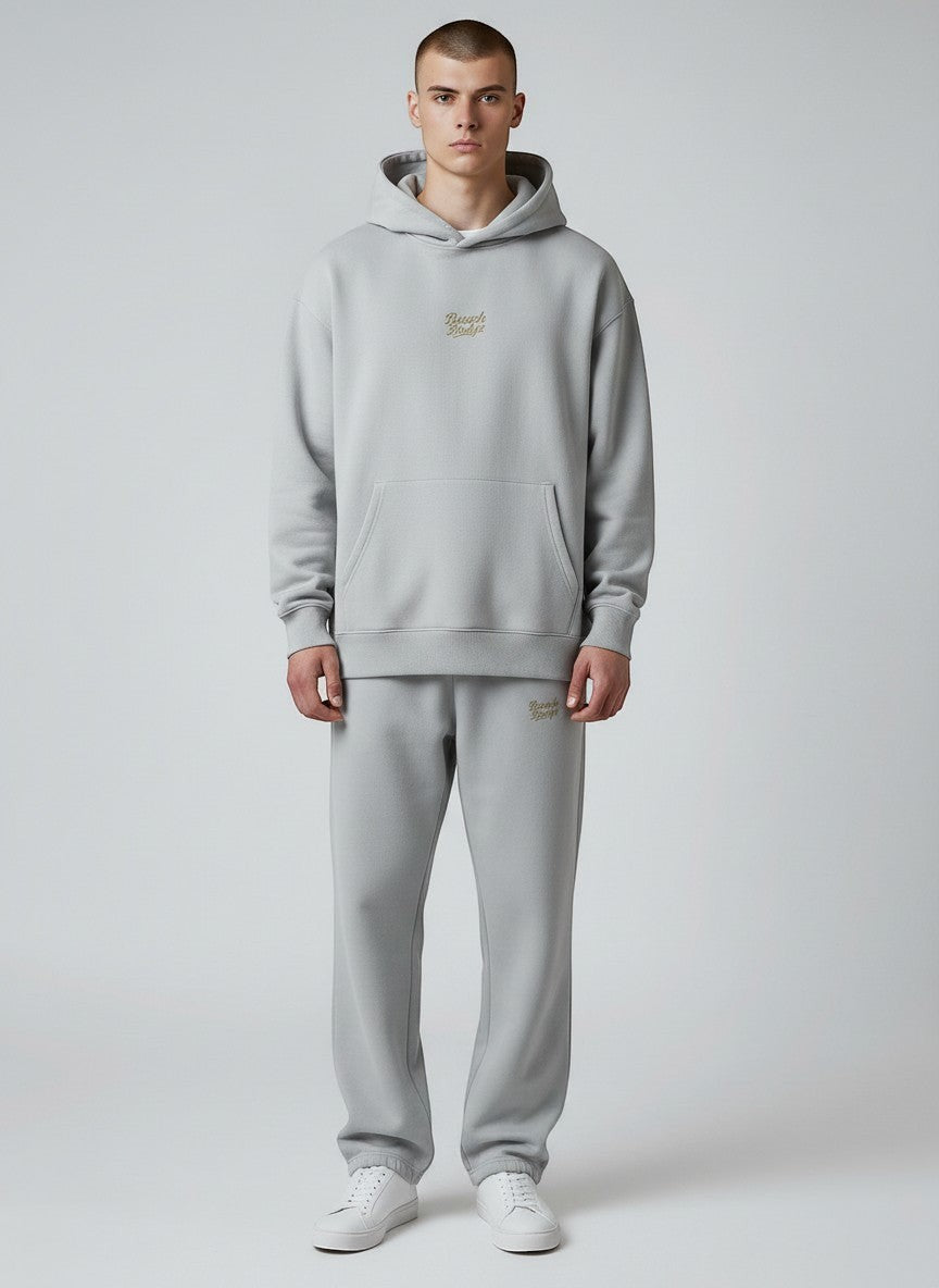 Authentic Fluffy Jogginghose – goldene Stickerei