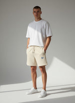 Motion Sweatshorts 300 g/m² – blaue Stickerei