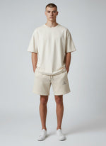 Standard Sweatshorts 300 g/m² – schwarze Stickerei