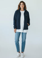 Authentic Fleecejacke – goldene Stickerei