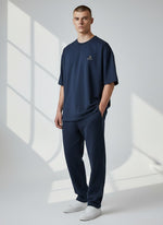 Silence Oversize T-Shirt 200 g/m² – Bio-Baumwolle, goldene Stickerei