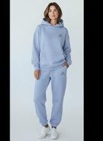 Standard Fluffy Jogginghose – schwarze Stickerei