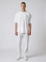 Monster Oversize T-Shirt 200 g/m² – Bio-Baumwolle, grüne Stickerei