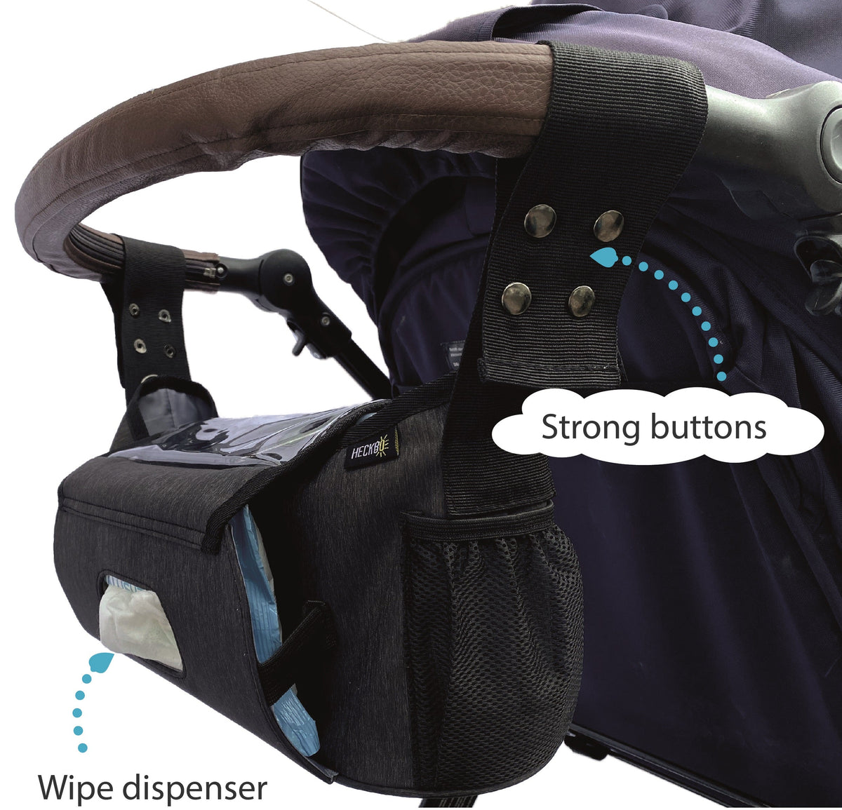 Baby Kinderwagentasche mit Smartphone Tasche