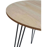 Beistelltisch Couchtisch rund Holz Metall Tisch Nachttisch Holztisch Ø 40 cm Namma Markt