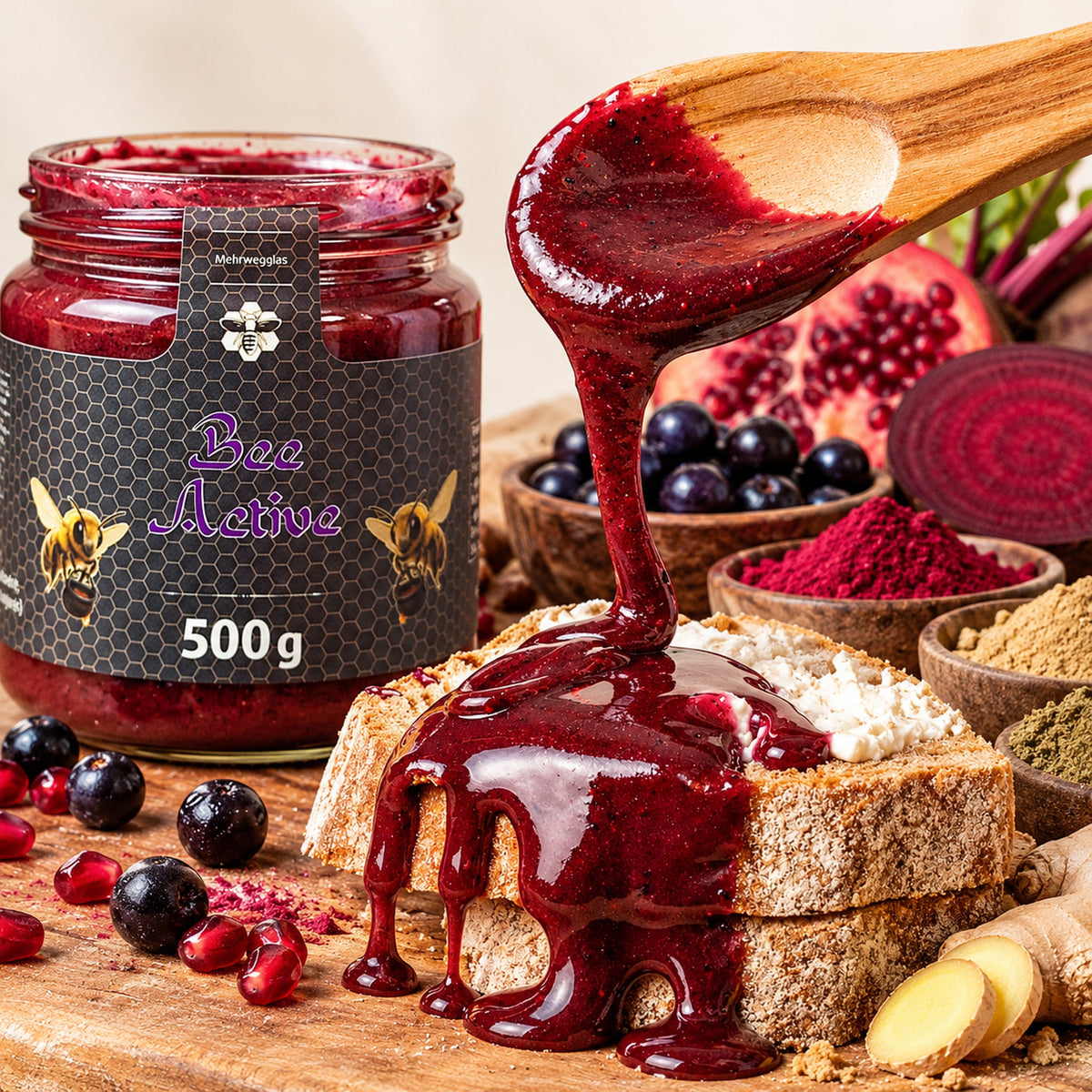 Bee Active - kräftig & leicht herb | 500g
