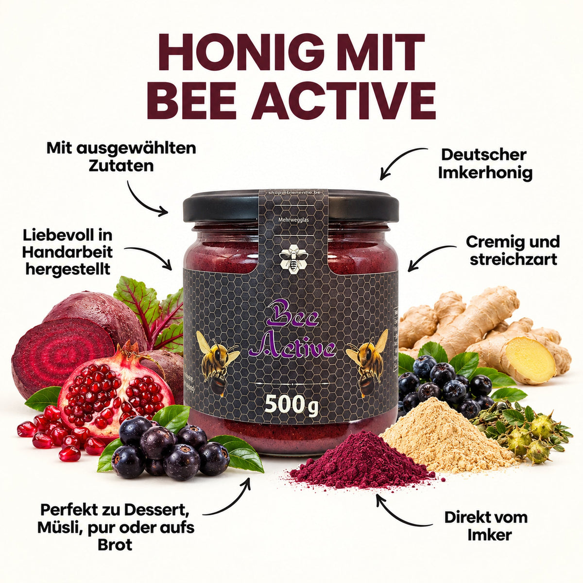 Bee Active - kräftig & leicht herb | 500g