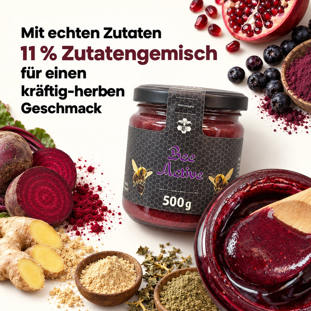 Bee Active - kräftig & leicht herb | 500g