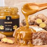 Ingwer mit Honig - würzig & leicht scharf | 250g