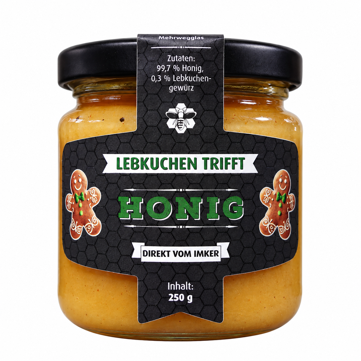 Lebkuchen mit Honig - würzig & süß | 250g