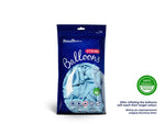 100 Stk. Luftballon Ø12cm "Uni Pastell" | Light Blue