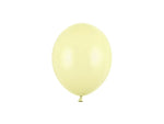 100 Stk. Luftballon Ø12cm "Uni Pastell" | Light Yellow