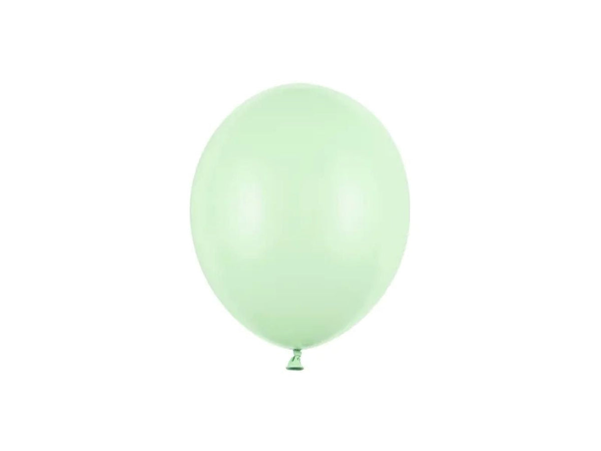 100 Stk. Luftballon Ø12cm "Uni Pastell" | Pistachio