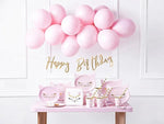Geburtstag Dekorationsset "Kätzchen" 55-tlg. | Rosa