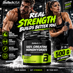 BioTech Creatine Monohydrate 500g Dose