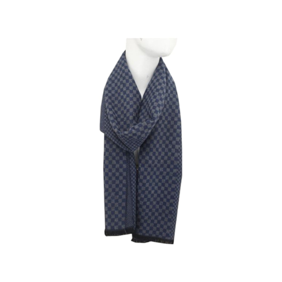 Winter Herren Schal mit Schach Muster » Soft Cashmera Herrenschal | Winterschal 180x30 cm