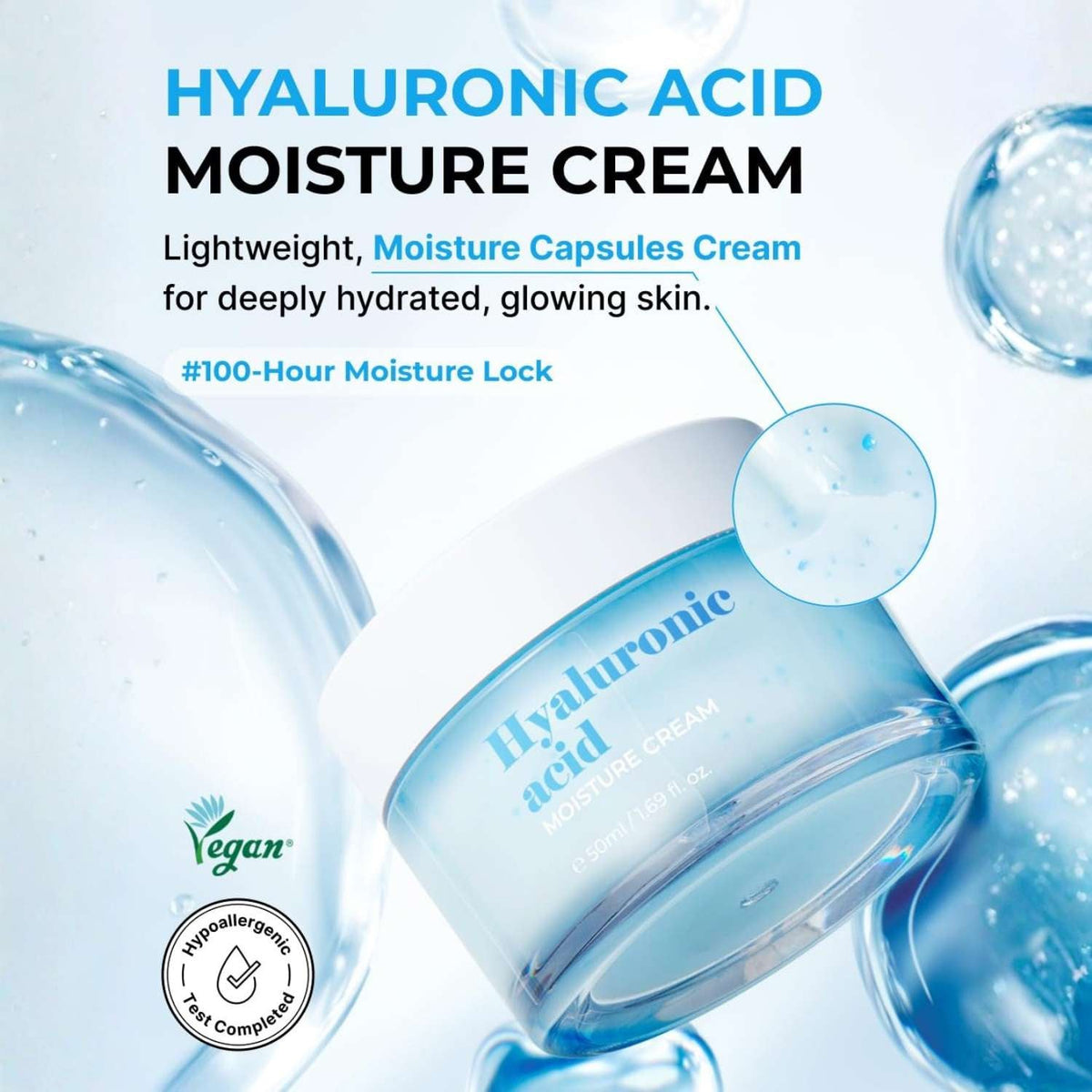 BOM Hyaluronic Acid Moisture Cream 50 ml