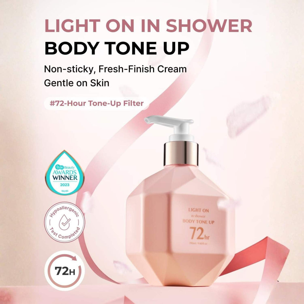 BOM Light On In Shower Body Tone Up 290 ml