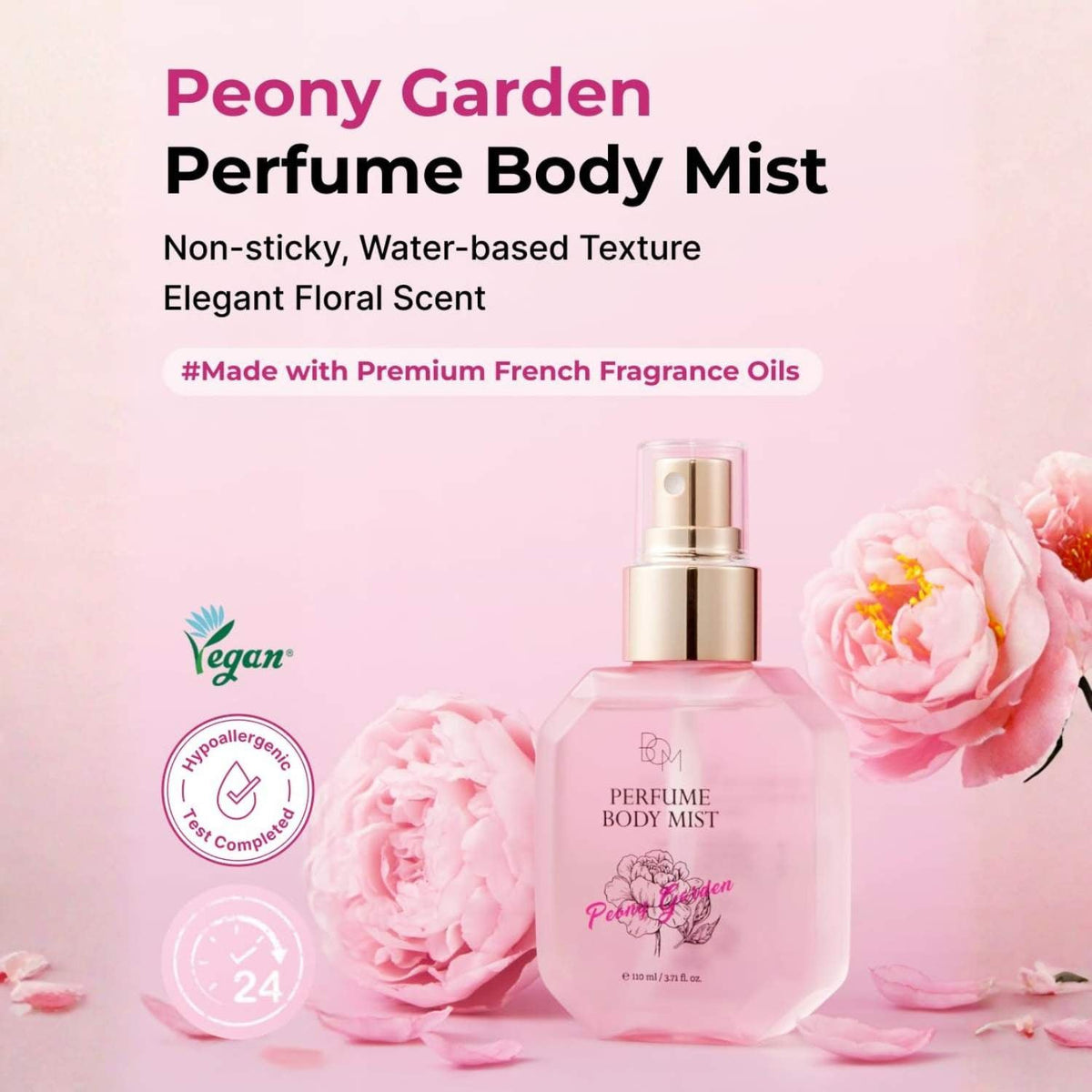 BOM Peony Garden Perfume Body Mist 110 ml
