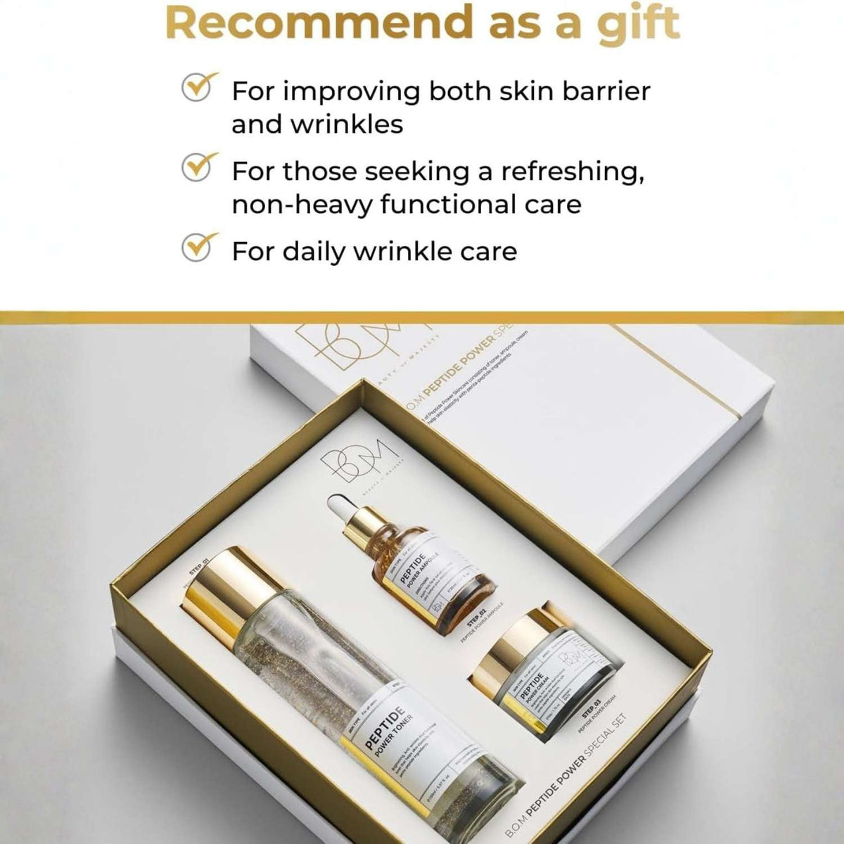 BOM Peptide Power Gift Set 3P