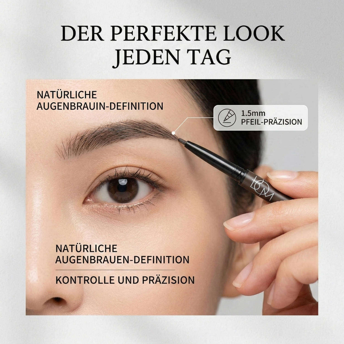 BOM Super Slim Eyebrow #01 Charcoal Brow Namma Markt
