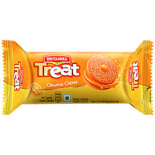 Britannia Orange Cream Treat 100g