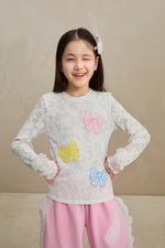Butterfly Lace Mesh Layering Top