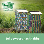 Post-it® Recycling Notes, 38 mm x 51 mm, 100 Blatt/Block, 100% PEFC