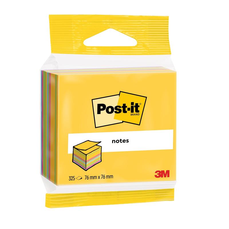 Post-it® Notes Würfel, 76 mm x 76 mm, 450 Blatt/Block, 100% PEFC