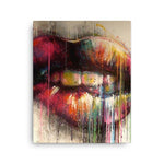 Colorful Lips Leinwand Vibes