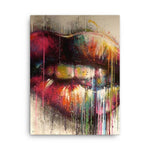 Colorful Lips Leinwand Vibes