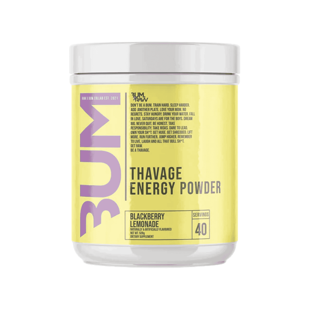 RAW Nutrition CBUM Thavage Pre-Workout 520g