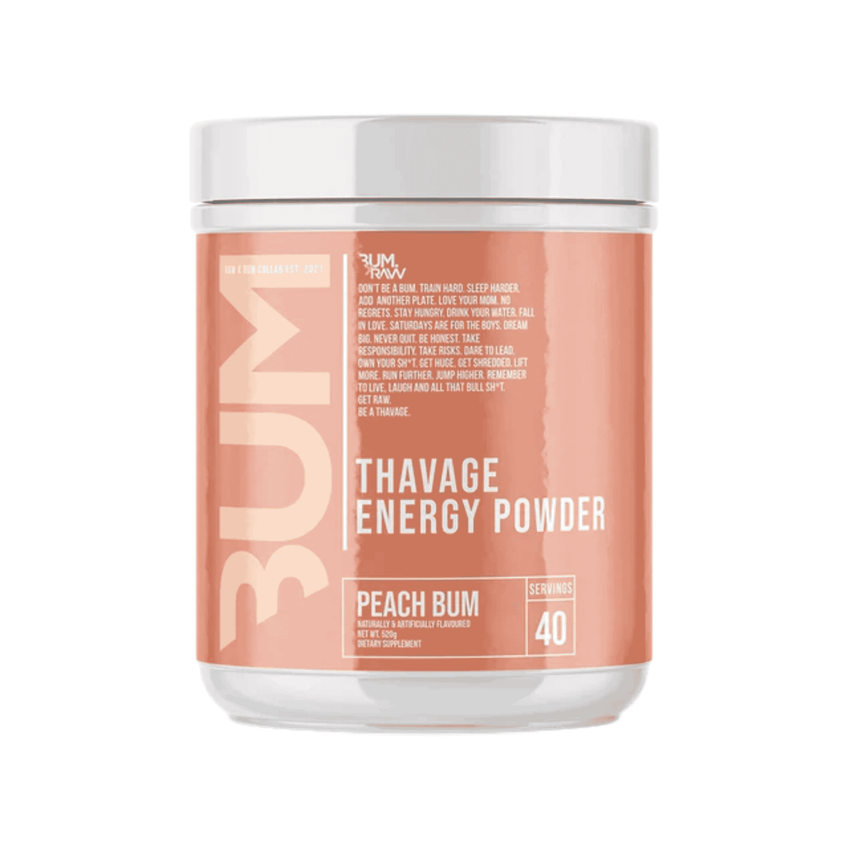 RAW Nutrition CBUM Thavage Pre-Workout 520g