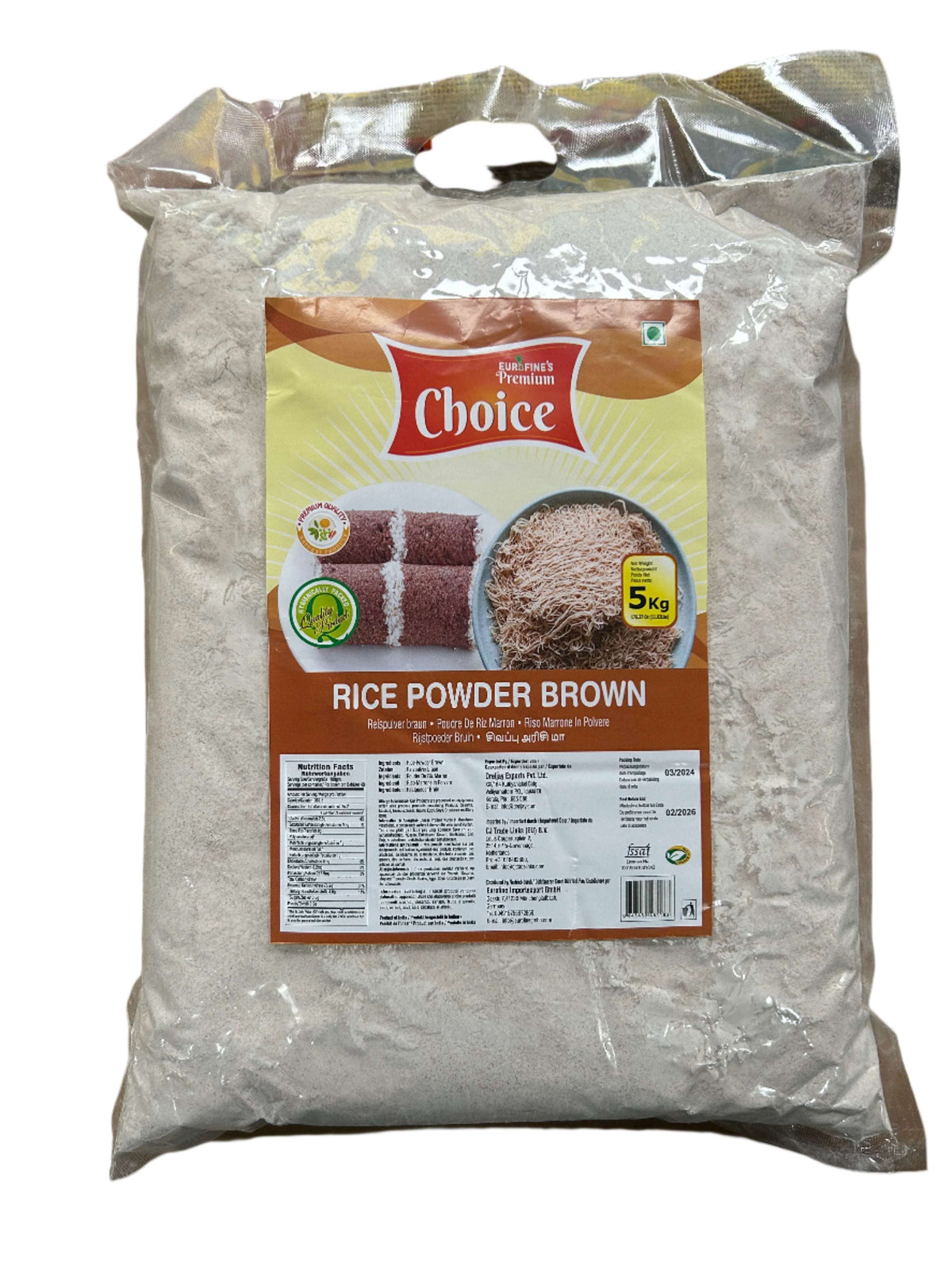 Choice Red Rice Flour 5kg - Namma Markt
