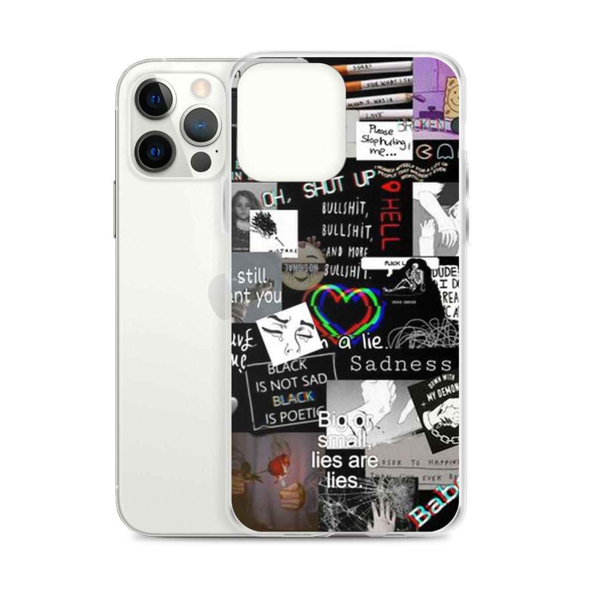 Black Design iPhone Handyhülle