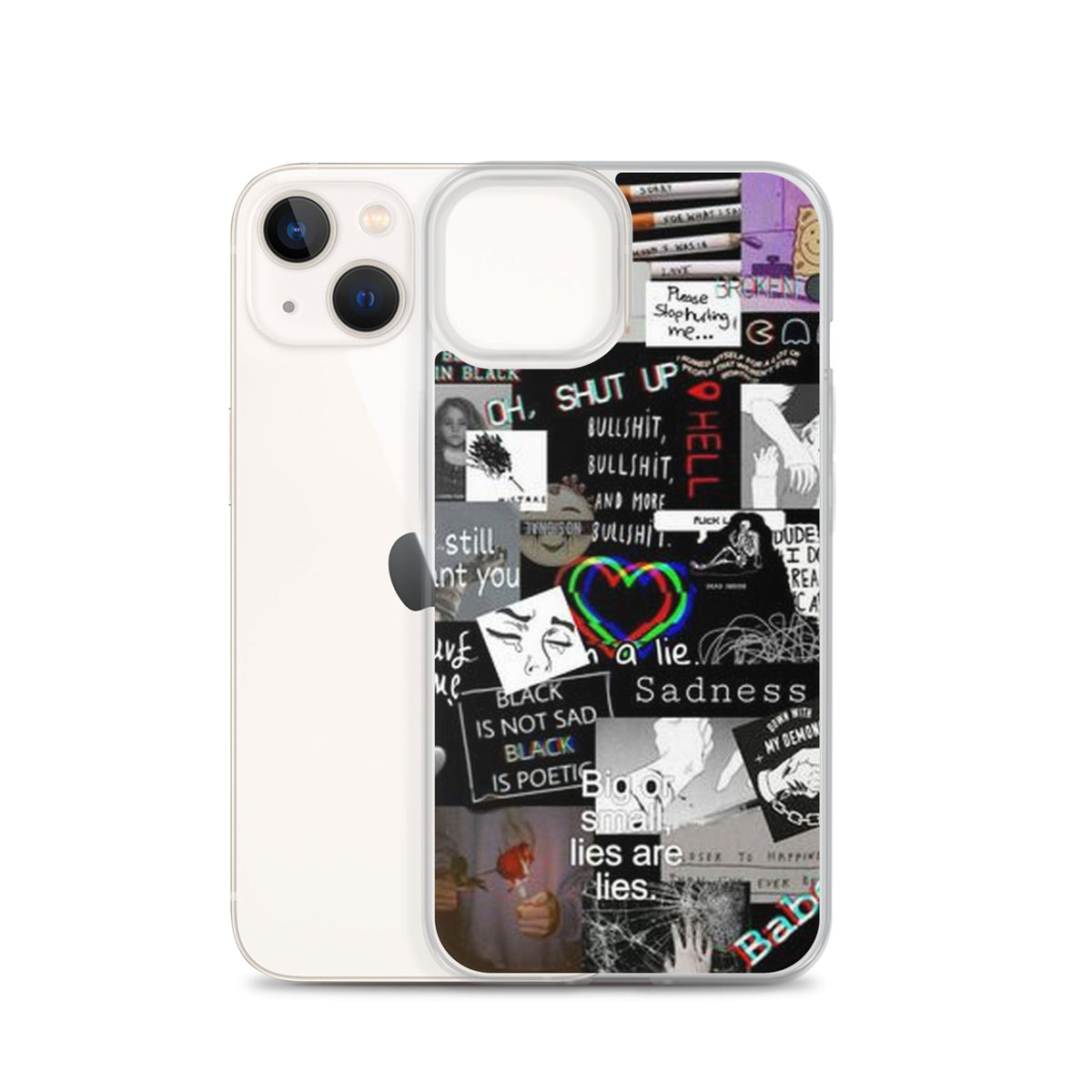 Black Design iPhone Handyhülle