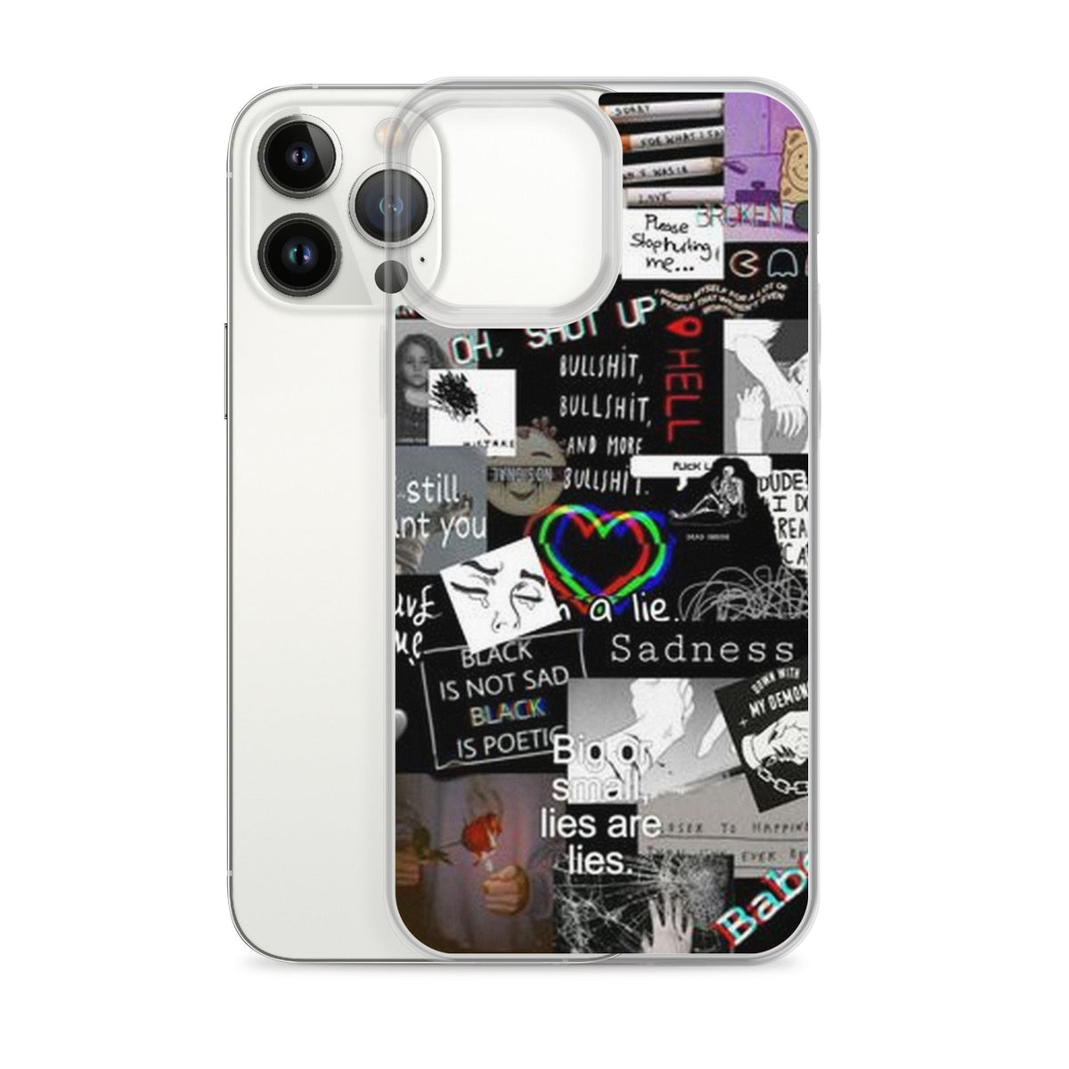 Black Design iPhone Handyhülle