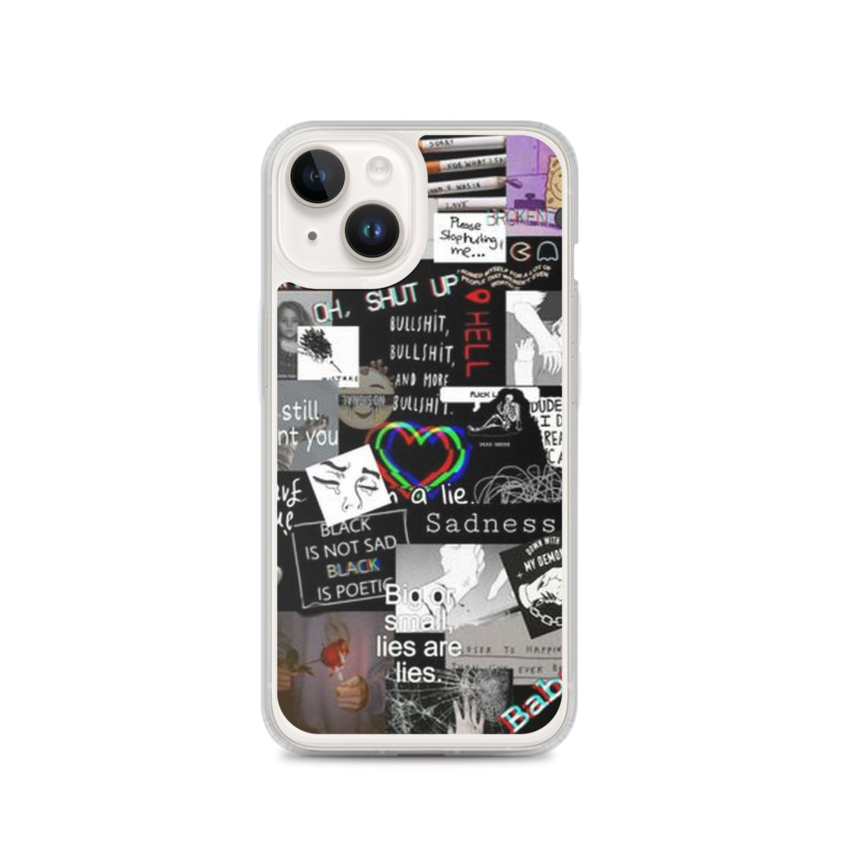 Black Design iPhone Handyhülle