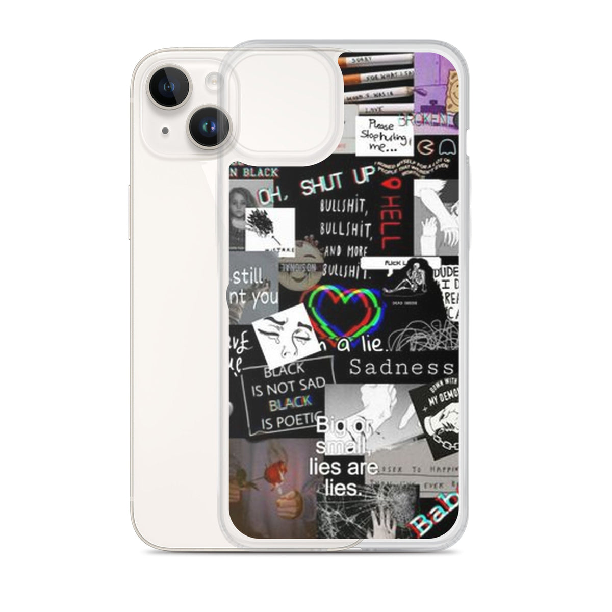 Black Design iPhone Handyhülle