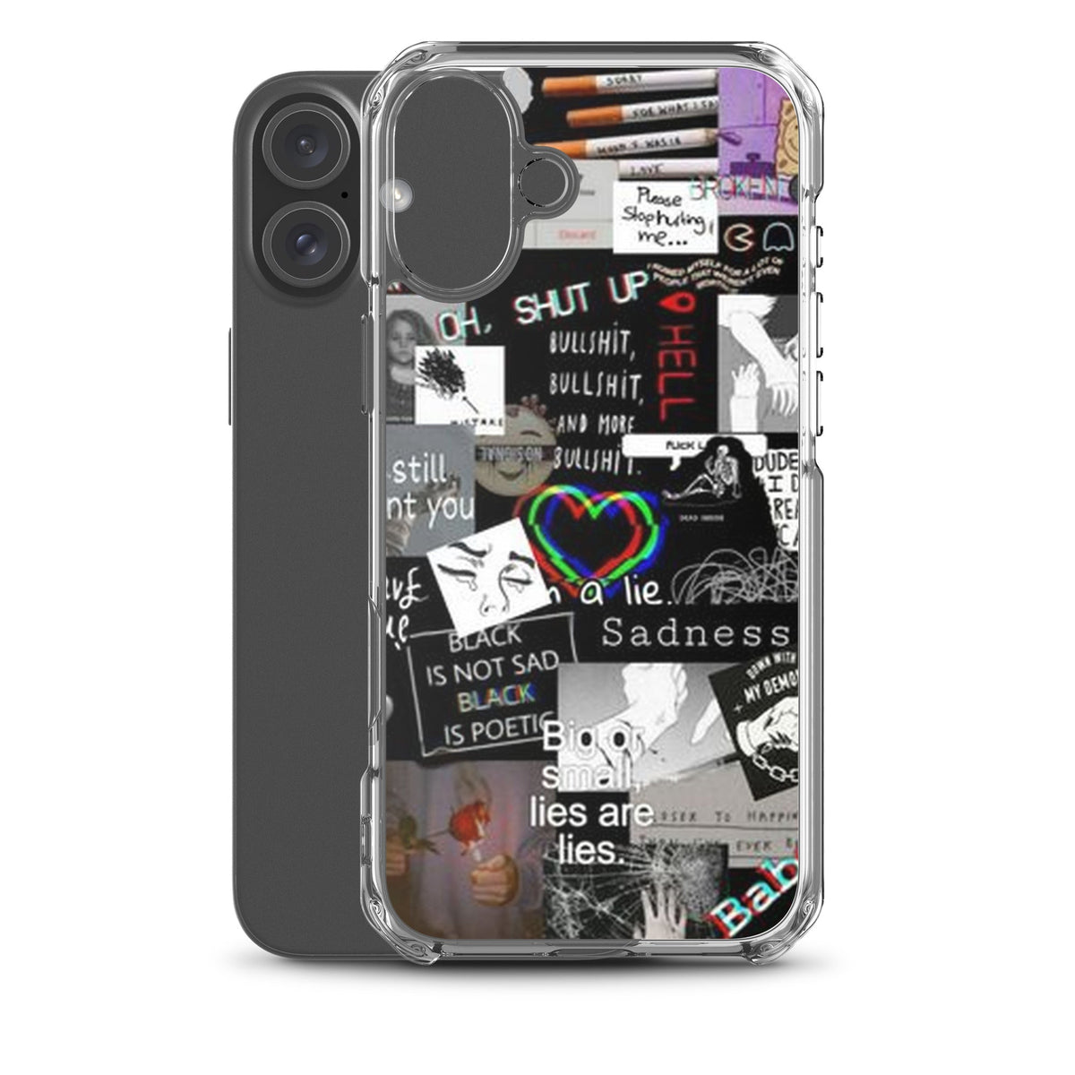 Black Design iPhone Handyhülle