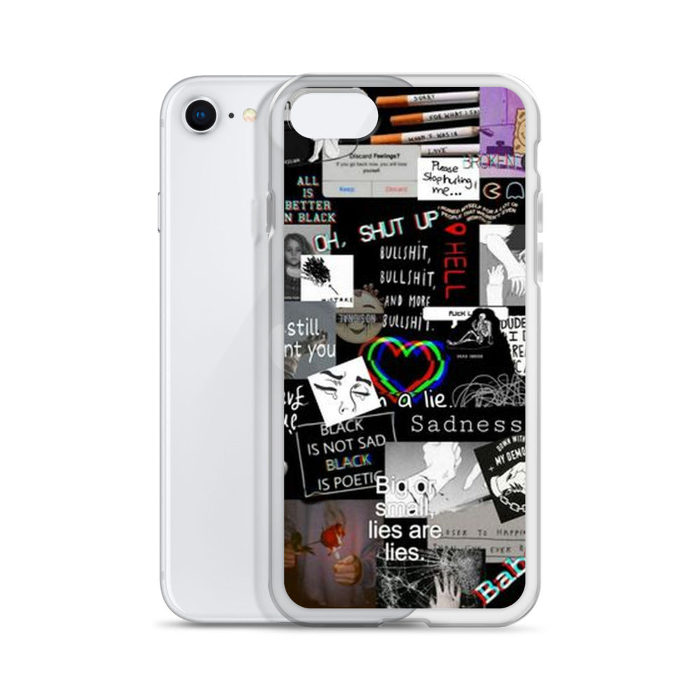 Black Design iPhone Handyhülle