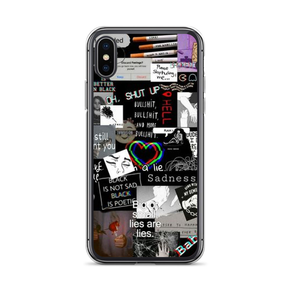 Black Design iPhone Handyhülle