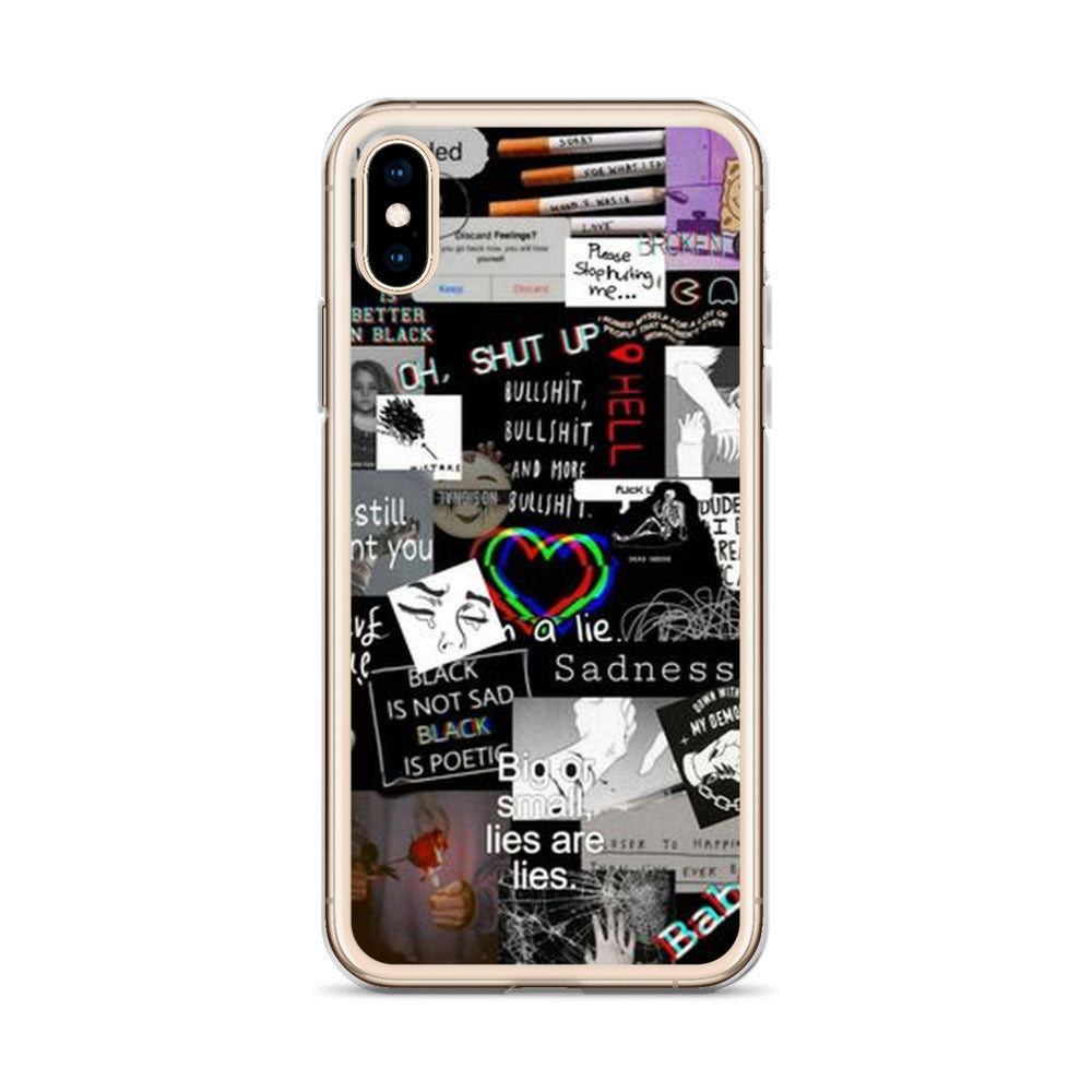 Black Design iPhone Handyhülle