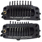 Clip-in Haar Extensions Haarverlängerung mit Echthaar, #02, Dunkelbraun, 40 50 60+cm, BASIC, BIONORA