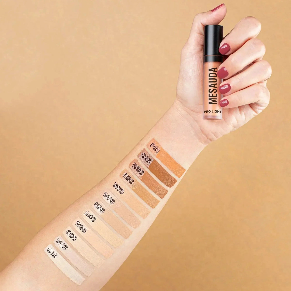 MESAUDA CONCEALER MOISTURIZING FLUID PRO LIGHT CONCEALER