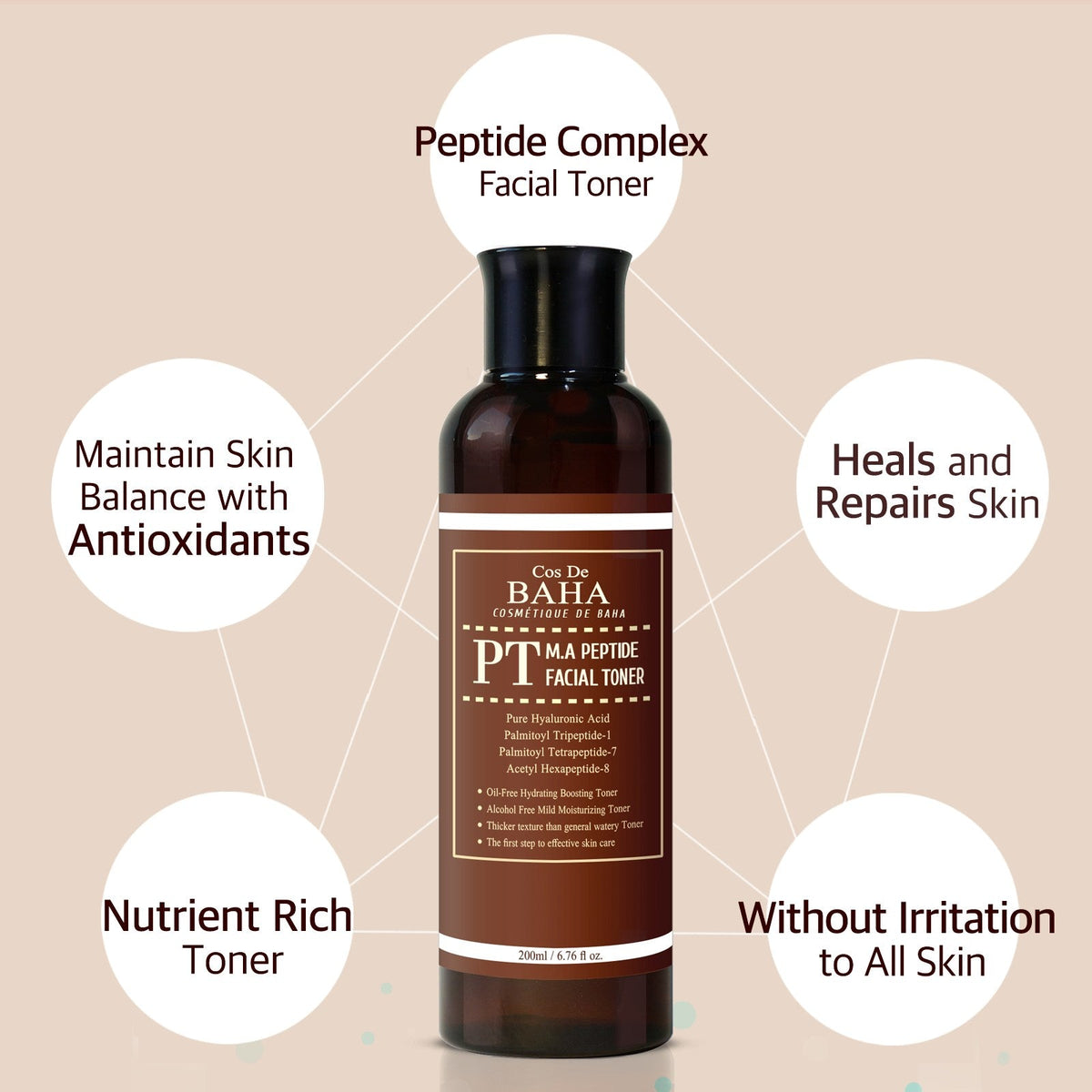Cos De BAHA M.A. Peptide Facial Toner 200 ml