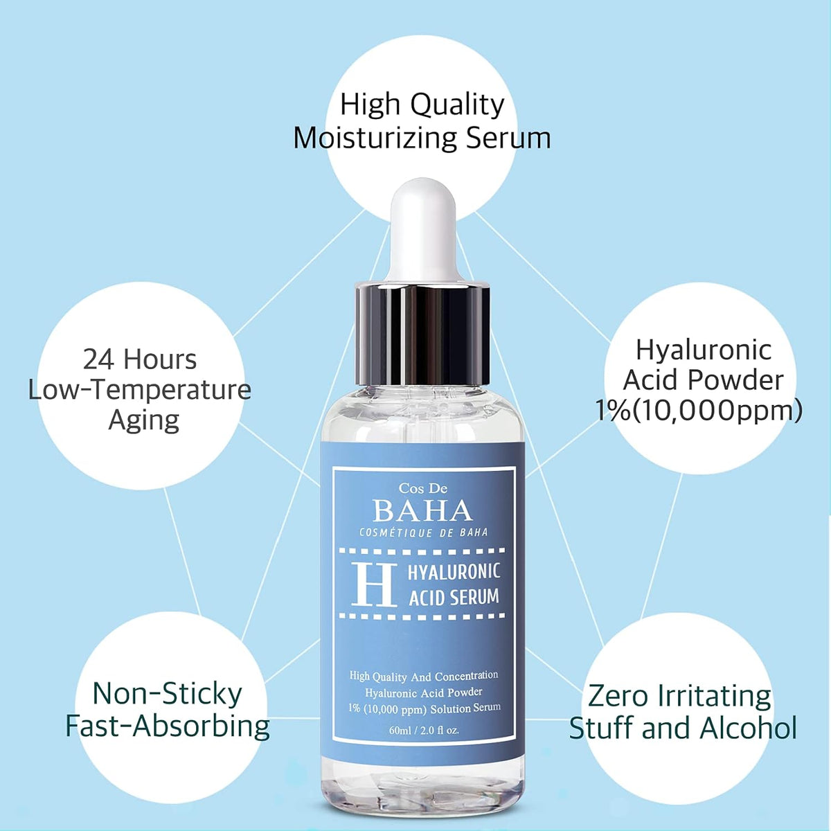 Cos De BAHA Pure Hyaluronic Serum 60 ml