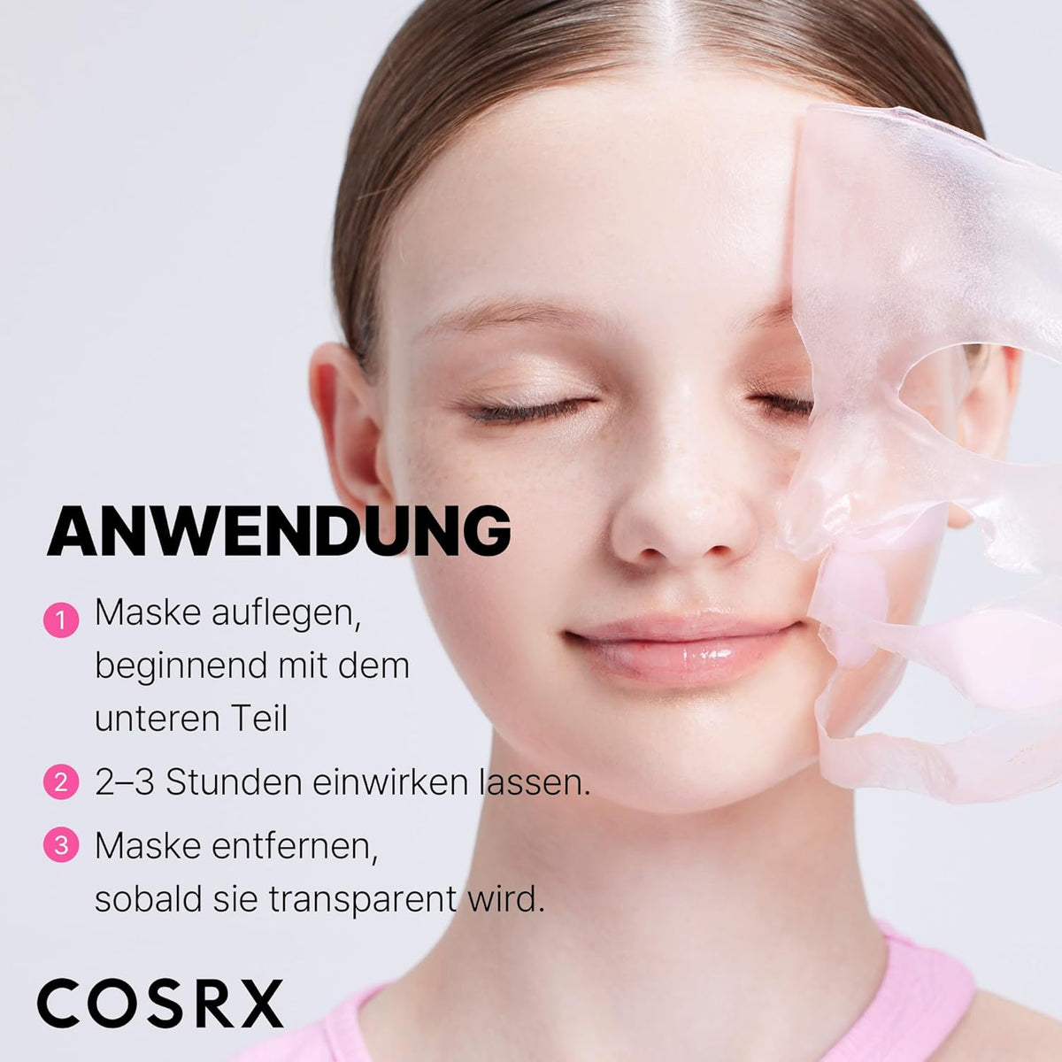 COSRX the Peptide Collagen Lifting Glow Hydrogel Mask 3 St.