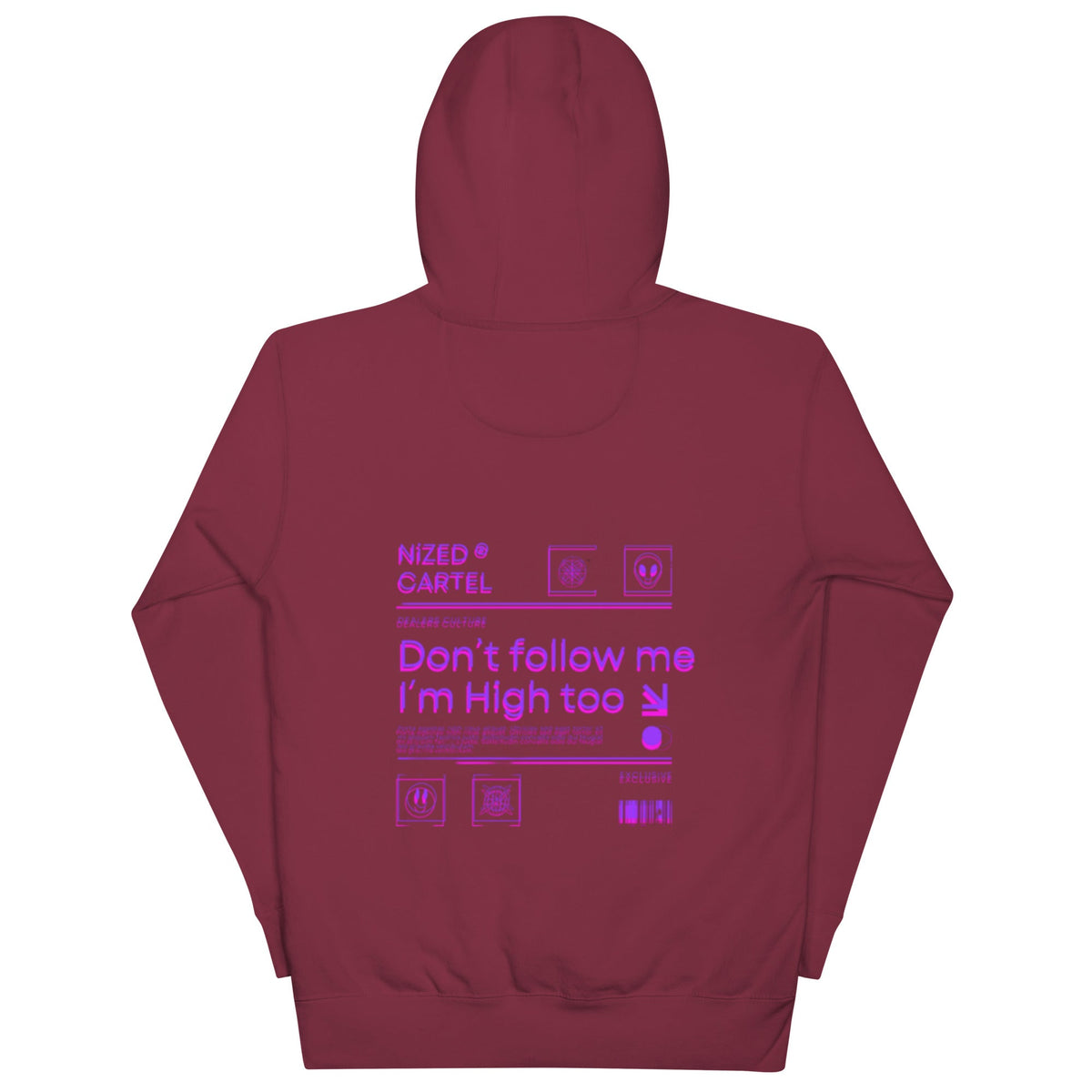 Dont Follow Me I`m High Too Hoodie